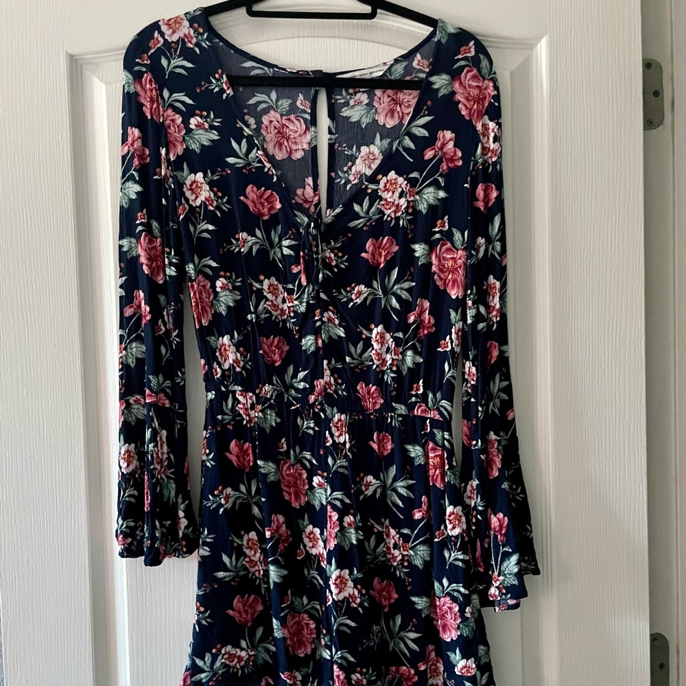 American Eagle Floral Romper